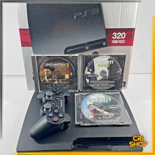 Sony ps3 slim 320gb - ps3,