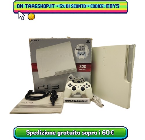 Playstation slim white 320gb - 3,