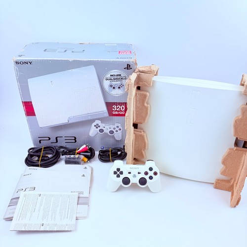 Console sony ps3 slim - slim, bianca