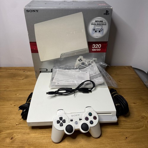 Ps3 slim 320 - 320, bianca