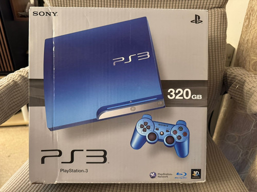 Sony ps3 splash - blue, 320gb